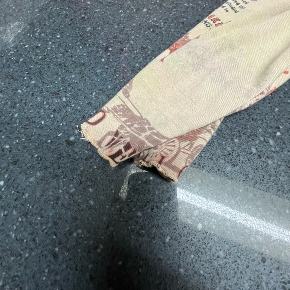 Ladies Ash & Sara western Pullover size XL tan multicolored print - Picture 11 of 13